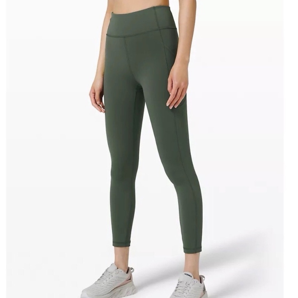 Lululemon Invigorate High-Rise Tight 25" in Smoked Spruce